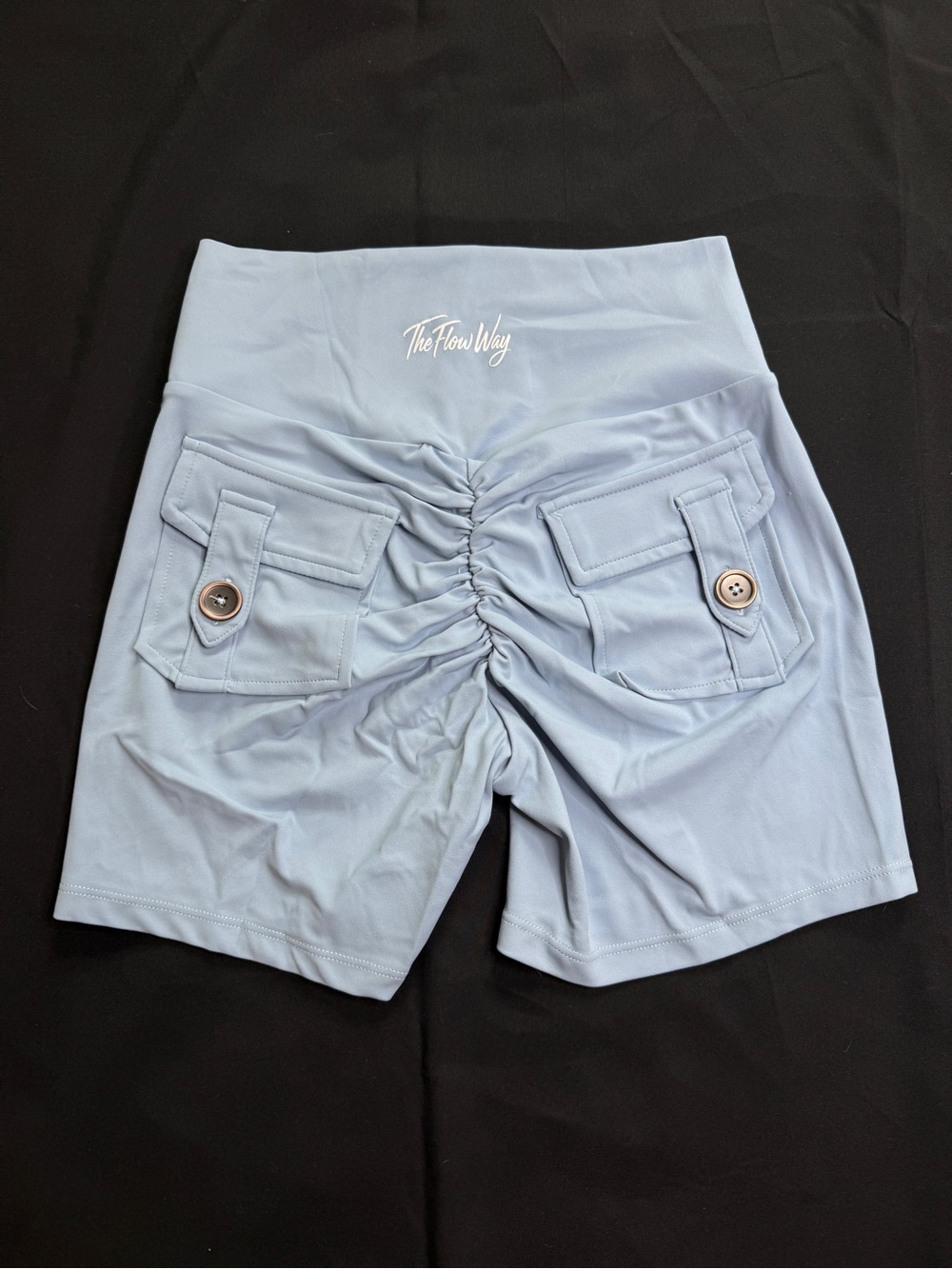high-was it booty scrunch pocket shorts